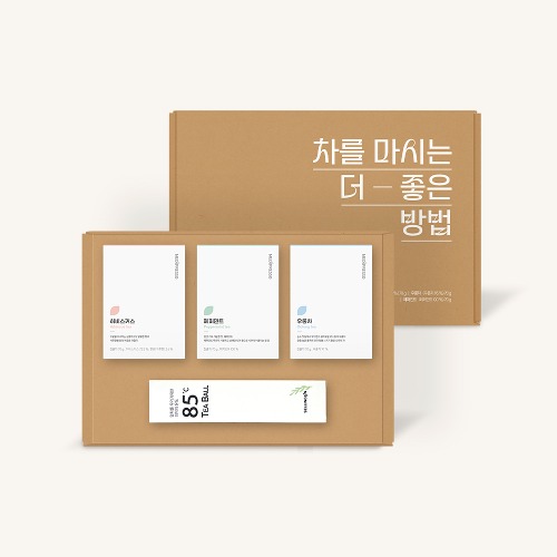 [선물세트 ]메디프레소 3만원 선물 세트 (히비스커스, 페퍼민트, 우롱차) + 티볼